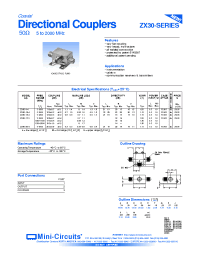 Datasheet ZX30-20-4 manufacturer Mini-Circuits