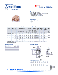 Datasheet ZX60-5916M manufacturer Mini-Circuits