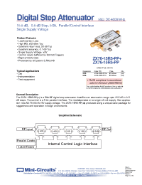 Datasheet ZX76-15R5-PP-S manufacturer Mini-Circuits