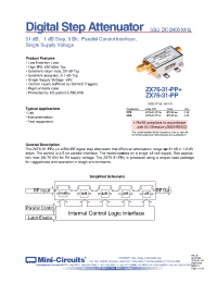 Datasheet ZX76-31-PP-S manufacturer Mini-Circuits