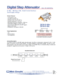 Datasheet ZX76-31-SN-S manufacturer Mini-Circuits