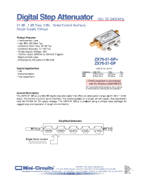 Datasheet ZX76-31-SP-S manufacturer Mini-Circuits