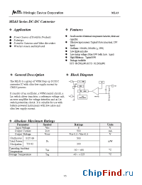 Datasheet ML63501PR manufacturer Minilogic
