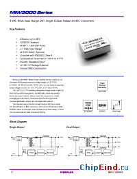 Datasheet MIW3037 manufacturer Minmax