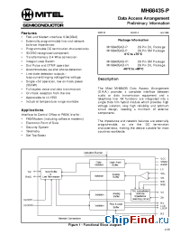 Datasheet MH88435-P manufacturer Mitel