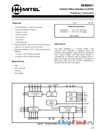 Datasheet MH88631 manufacturer Mitel