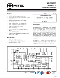 Datasheet MH89626C manufacturer Mitel