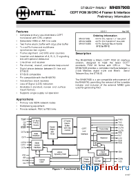 Datasheet MH89790B manufacturer Mitel