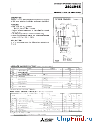 Datasheet 2SC1945 manufacturer Mitsubishi