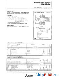 Datasheet 2SC2904 manufacturer Mitsubishi