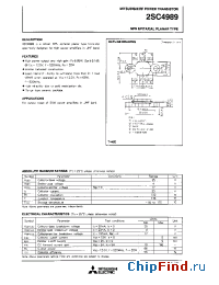 Datasheet 2SC4989 manufacturer Mitsubishi