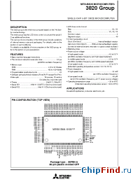 Datasheet 3820 manufacturer Mitsubishi