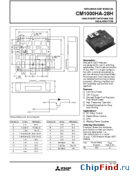Datasheet CM1000HA-28H manufacturer Mitsubishi