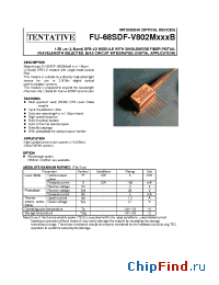 Datasheet FU-68SDF-V802M103B manufacturer Mitsubishi