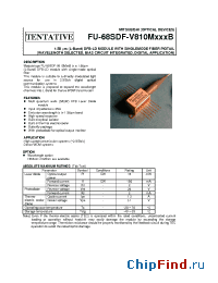 Datasheet FU-68SDF-V810M171B manufacturer Mitsubishi