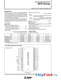 Datasheet M34570M8 manufacturer Mitsubishi