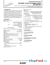 Datasheet M37280EKSP manufacturer Mitsubishi