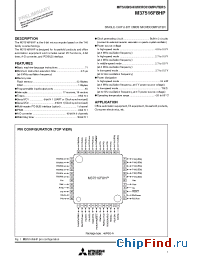 Datasheet M37516F8HP manufacturer Mitsubishi