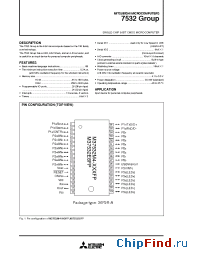 Datasheet M37532M4-A17GP manufacturer Mitsubishi