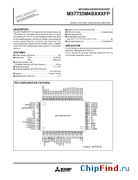 Datasheet M37733M4BXXXFP manufacturer Mitsubishi
