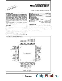 Datasheet M37733M4LXXXHP manufacturer Mitsubishi