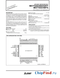 Datasheet M37735EHB manufacturer Mitsubishi