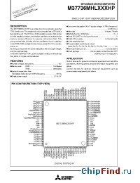 Datasheet M37736MHL manufacturer Mitsubishi