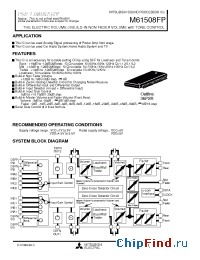 Datasheet M61508 manufacturer Mitsubishi