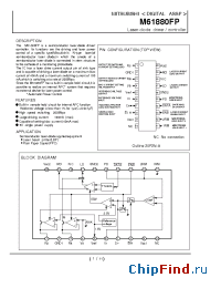 Datasheet M61880FP manufacturer Mitsubishi