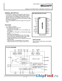 Datasheet M62240 manufacturer Mitsubishi