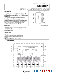 Datasheet M62361FP manufacturer Mitsubishi
