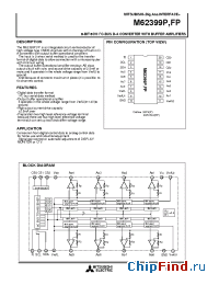Datasheet M62399P manufacturer Mitsubishi