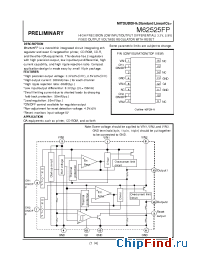 Datasheet M62525FP manufacturer Mitsubishi