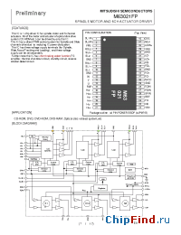 Datasheet M63021FP manufacturer Mitsubishi