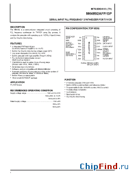 Datasheet M64892A manufacturer Mitsubishi