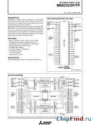 Datasheet M66222SP manufacturer Mitsubishi