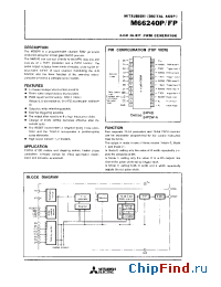 Datasheet M66240 manufacturer Mitsubishi