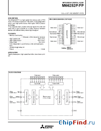 Datasheet M66252 manufacturer Mitsubishi
