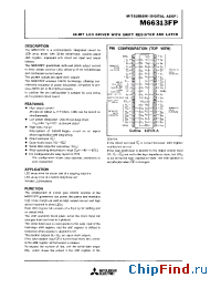 Datasheet M66313FP manufacturer Mitsubishi