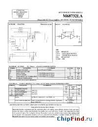 Datasheet M68732LA manufacturer Mitsubishi