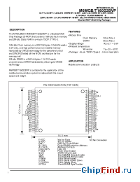 Datasheet M6MGB160S2BVP manufacturer Mitsubishi