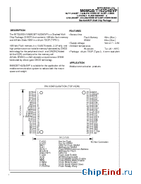 Datasheet M6MGB162S4BVP manufacturer Mitsubishi