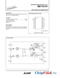 Datasheet M81701FP manufacturer Mitsubishi