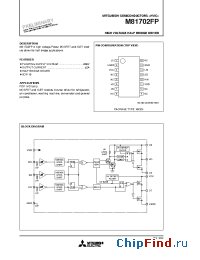 Datasheet M81702FP manufacturer Mitsubishi