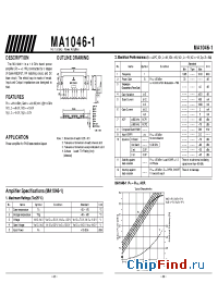 Datasheet MA1046-1 manufacturer Mitsubishi