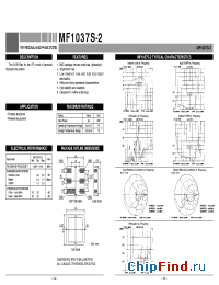 Datasheet MF1037S-2 manufacturer Mitsubishi