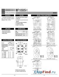 Datasheet MF1050S-1 manufacturer Mitsubishi