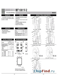 Datasheet MF1081V-23 manufacturer Mitsubishi