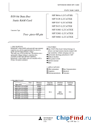 Datasheet MF3129-LZCATXX manufacturer Mitsubishi