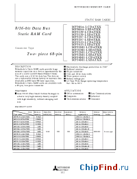 Datasheet MF31M1-LCDATXX manufacturer Mitsubishi